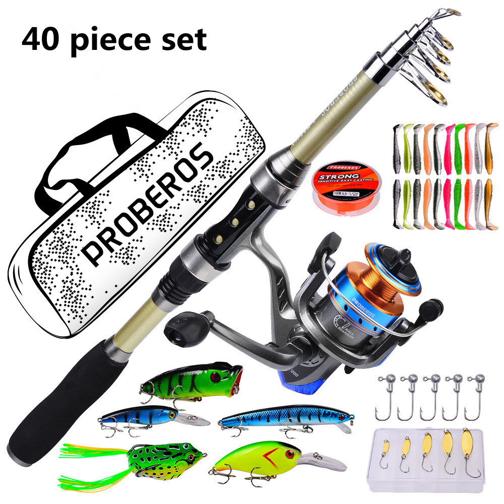 Fly Fishing Set - Juego de 40 piezas de cañas