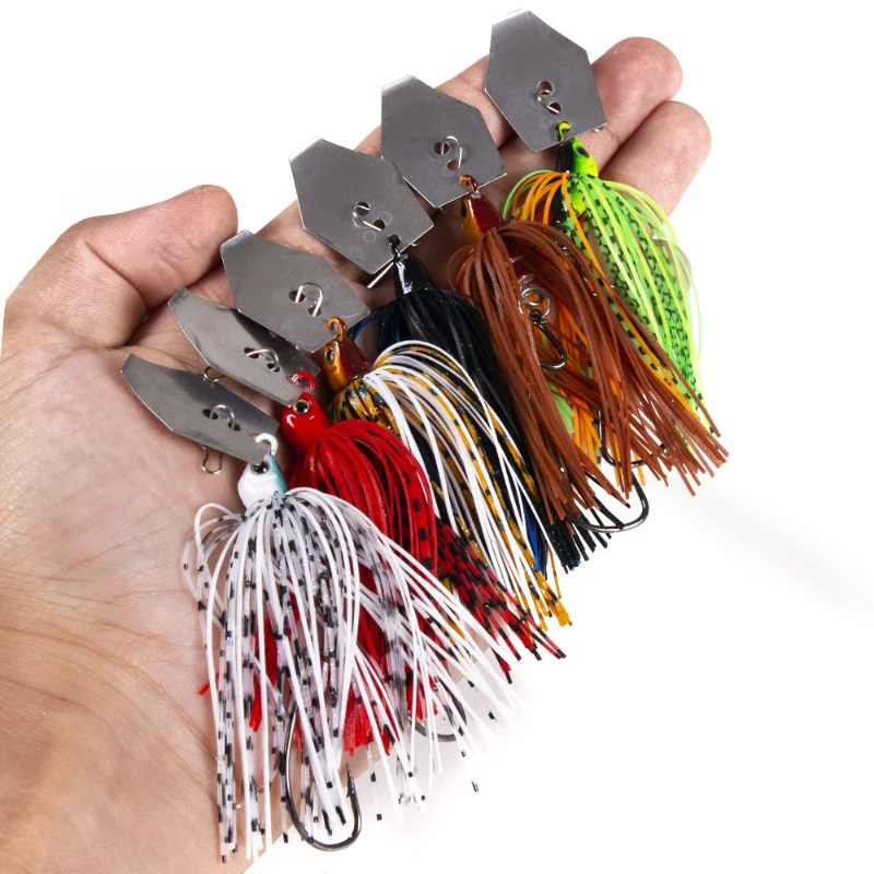 Bass Fishing Lure - 6 unids/set Chatterbait Señuelos de Pesca