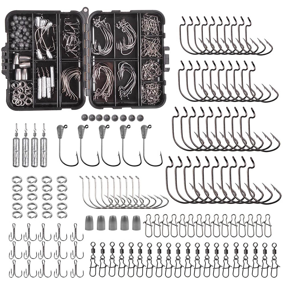 Bass Fishing Lure - 166 Uds caja de aparejos de