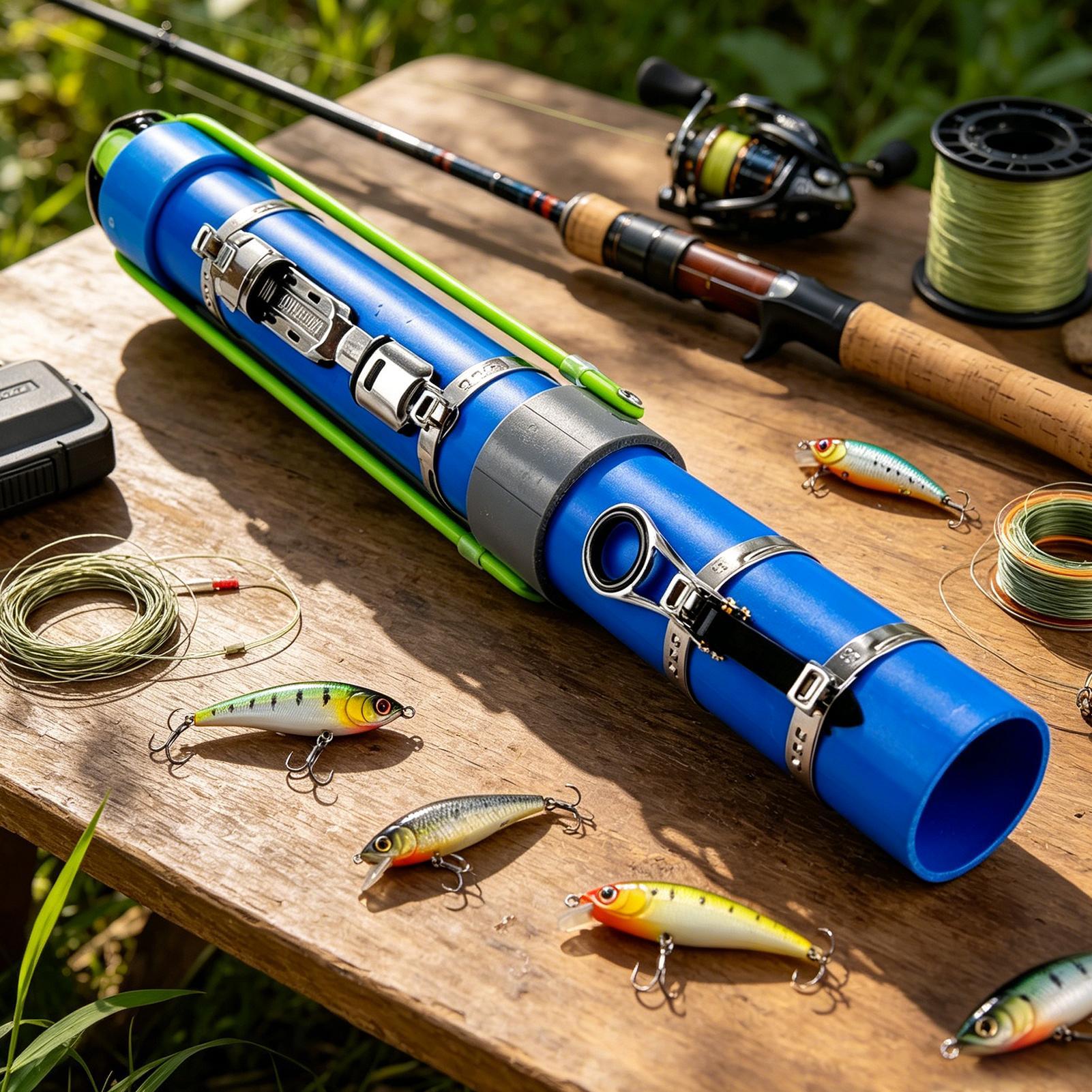 Bass Fishing Lure - Caña de Pesca con Catapulta y