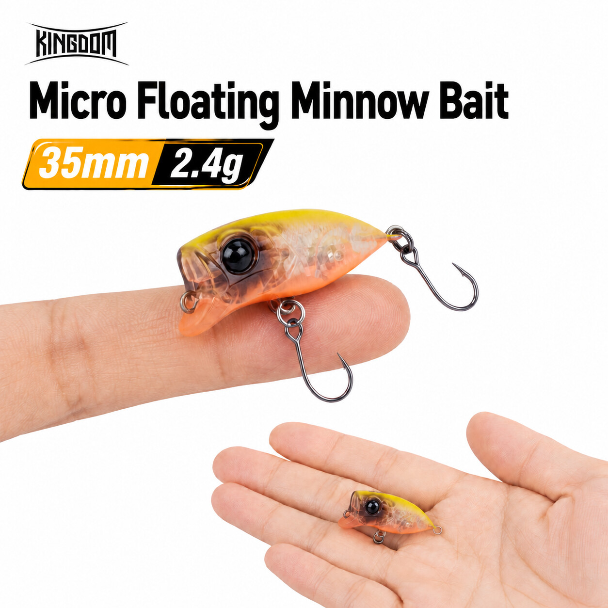 Quality Fishing Equipment - Kingdom-Señuelos de pesca de pececillo Micro