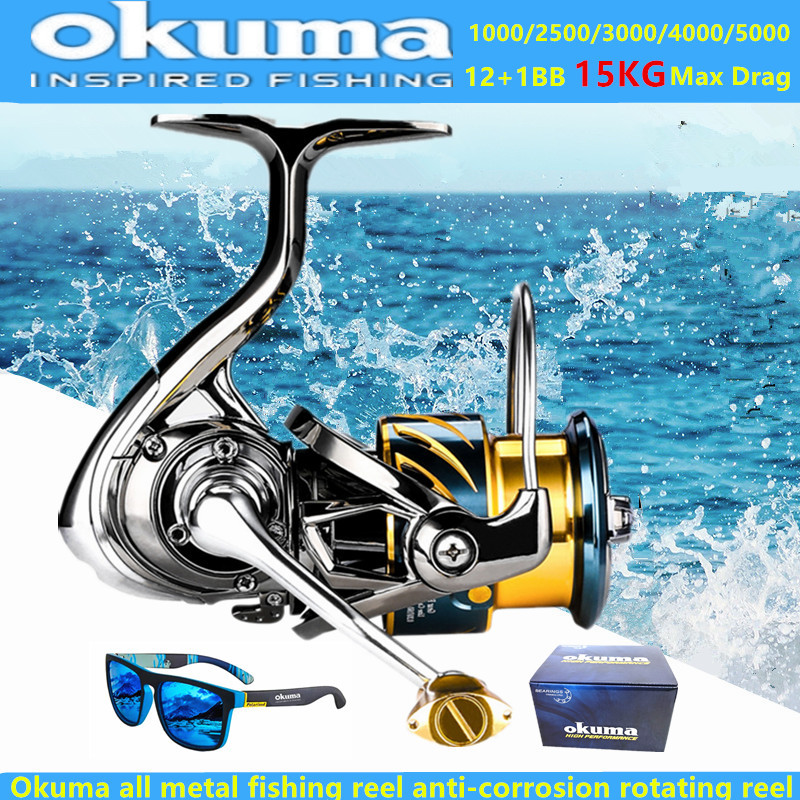 Carrete de Pesca Okuma Totalme - Fishing Equipment Daiwa reseña y precio
