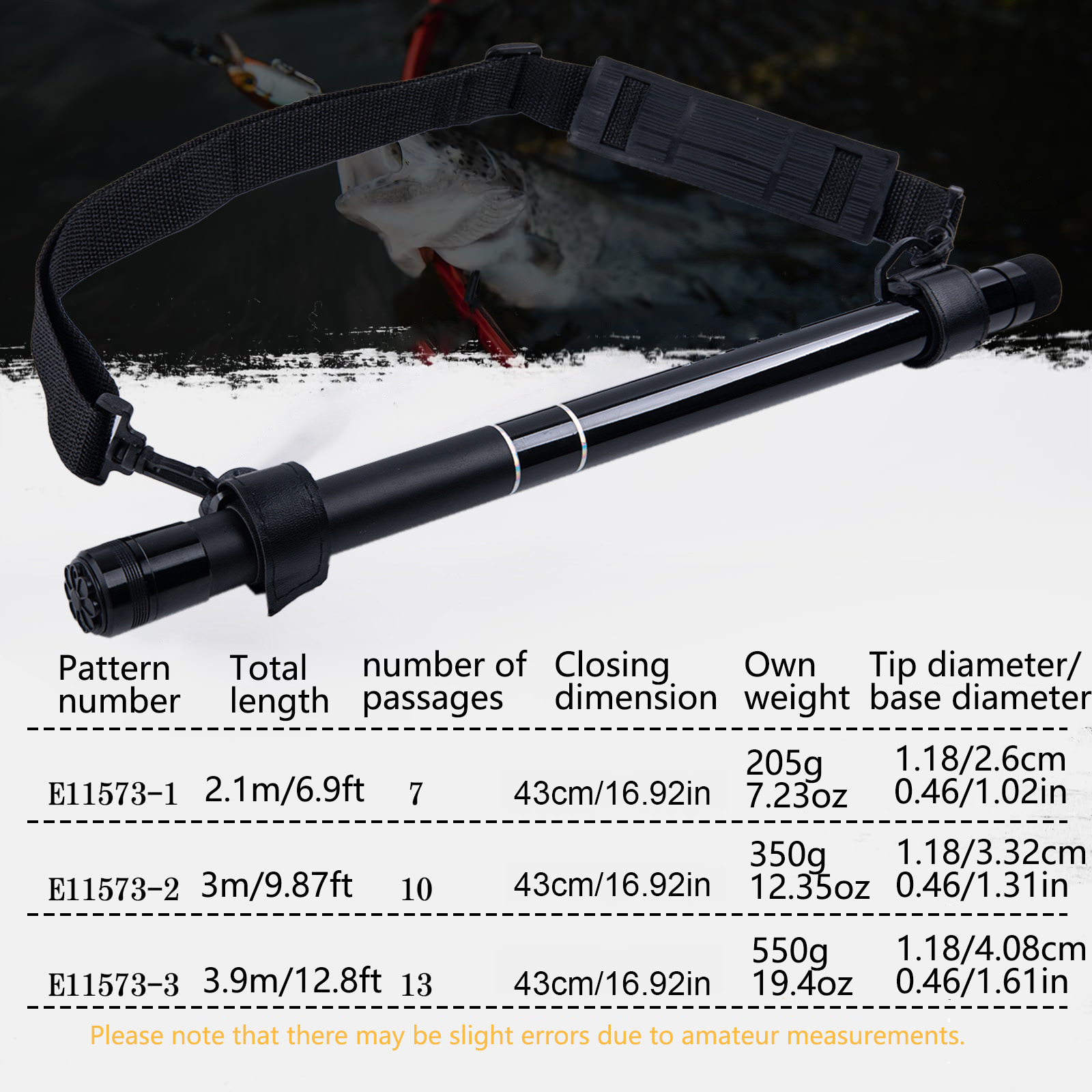 Goture-caña de pescar con mang - Landing Net Telescopic reseña y precio