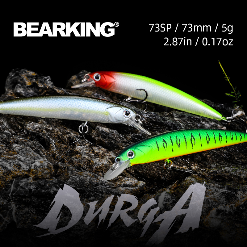 BEARKING nuevo modelo 73mm 5g  - Quality Fishing Equipment reseña y precio