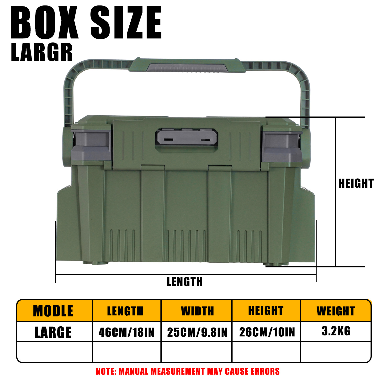 Juego de caja de pesca grande, - Quality Fishing Equipment reseña y precio