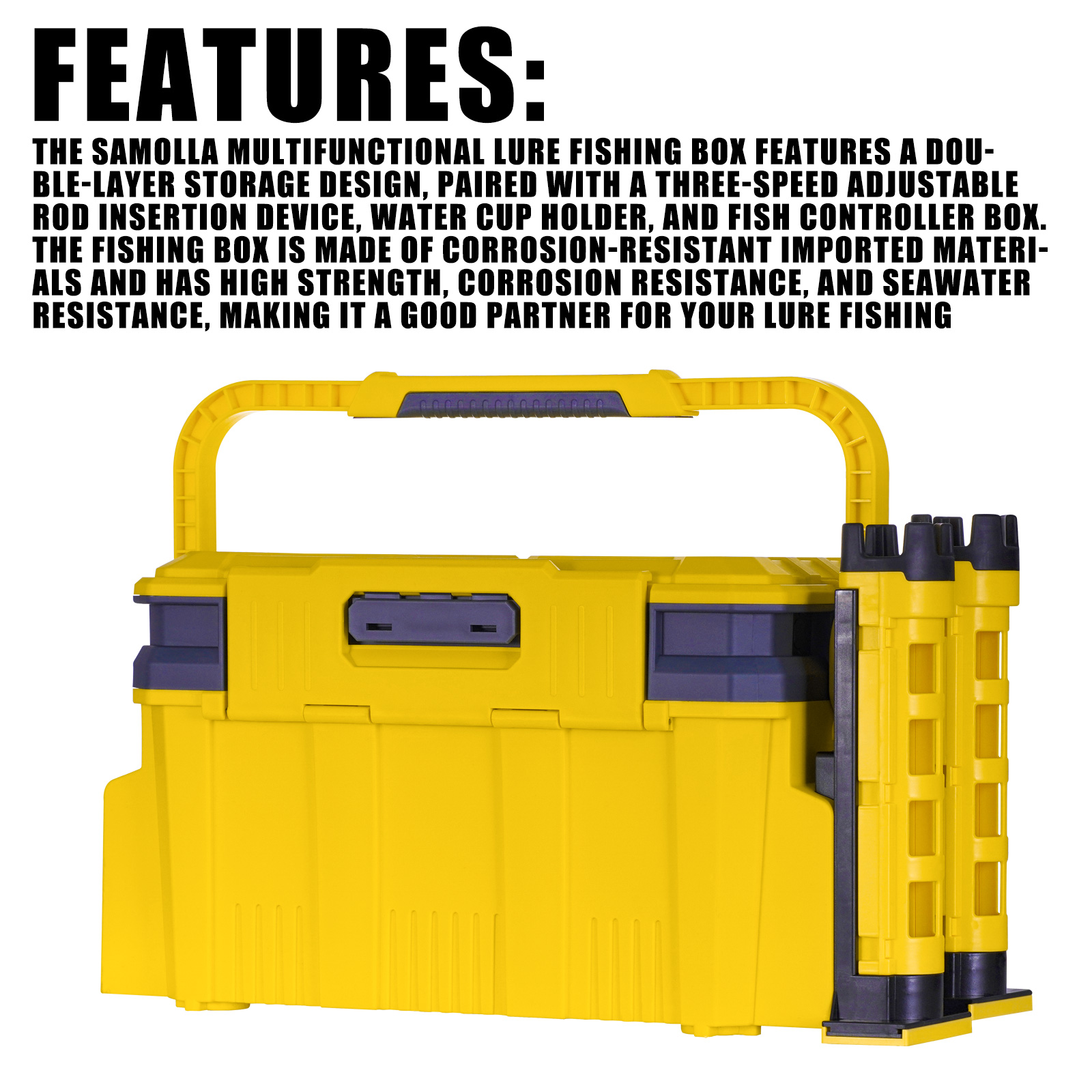 Juego de caja de pesca grande, - Quality Fishing Equipment reseña y precio