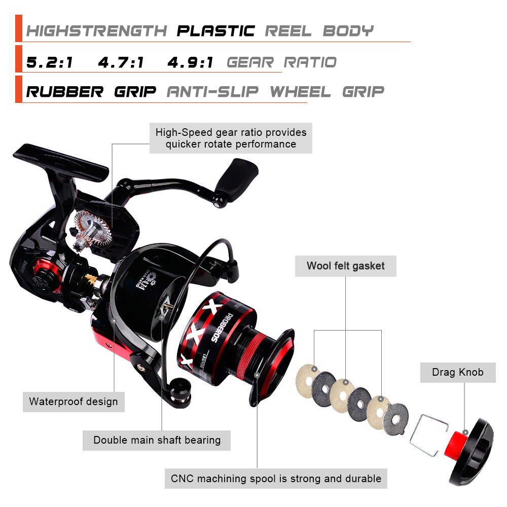 Carrete giratorio PROBEROS, ca - Fishing Equipment Daiwa reseña y precio