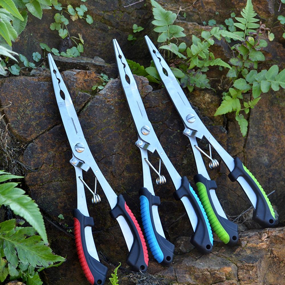 Alicates de pesca de acero ino - Fishing Equipment Amazon reseña y precio