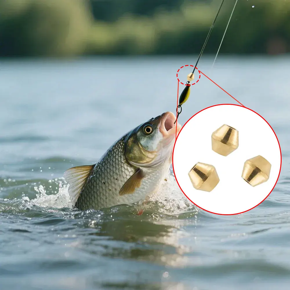 40 Uds DIY señuelo de latón cu - Bass Fishing Lure reseña y precio